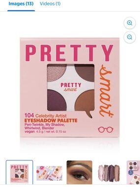 Pretty smart eyeshadow palette 104 Vegan makeup sealed